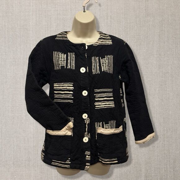 The Produce Company Jackets & Blazers - The Produce Company Vintage 90s Quilted Jacket Small USA Boho Cottage